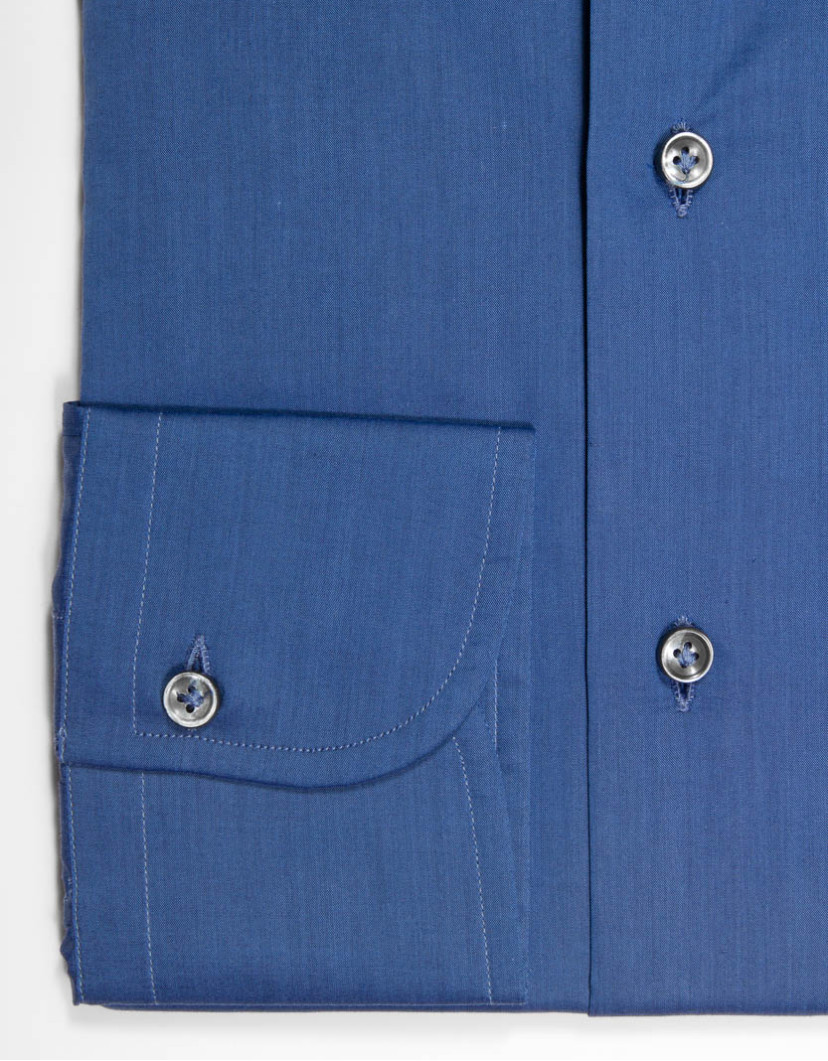 Patrick Hellmann Collection Blue Shirt 100% Cotton  image